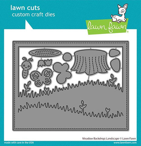 LAWN FAWN: Backdrop Meadow (Landscape) | Lawn Cuts Die