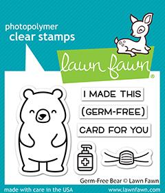 LAWN FAWN: Germ Free Bear | Stamp