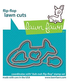 LAWN FAWN: Duh-nuh Flip-Flop | Lawn Cuts Die