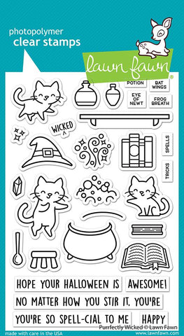LAWN FAWN: Purrfectly Wicked | Stamp