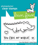 LAWN FAWN: Croc My World | Stamp