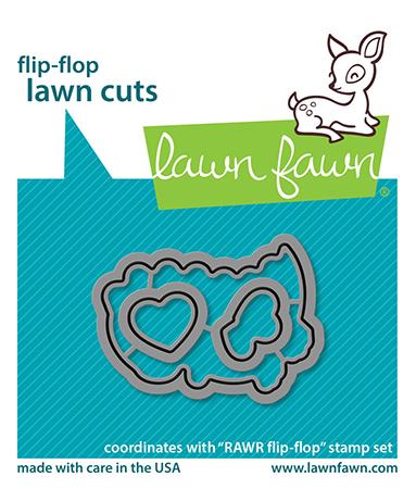 LAWN FAWN: Rawr Flip-Flop | Lawn Cuts Die