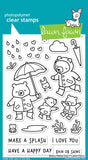 LAWN FAWN: Beary Rainy Day | Stamp