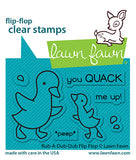 LAWN FAWN: Rub-A-Dub-Dub Flip Flop | Stamp
