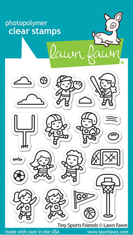 LAWN FAWN: Tiny Sports Friends | Stamp