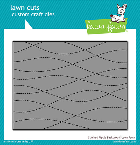 LAWN FAWN: Backdrop Stitched Ripple | Lawn Cuts Die