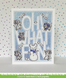 LAWN FAWN: Snowball Fight | Stamp