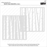LAWN FAWN: Birch Tree | Layering Stencils