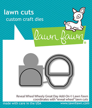 LAWN FAWN: Wheely Great Day | Reveal Wheel Add-on | Lawn Cuts Die