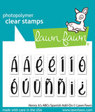 LAWN FAWN: Henry Jr.'s ABCs Spanish Add-on | Stamp