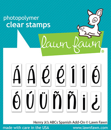 LAWN FAWN: Henry Jr.'s ABCs Spanish Add-on | Stamp