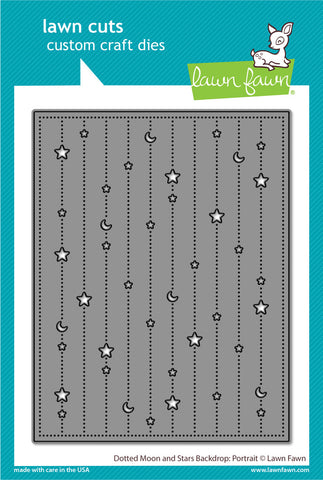 LAWN FAWN: Backdrop Dotted Moon and Stars | Portrait | Lawn Cuts Die