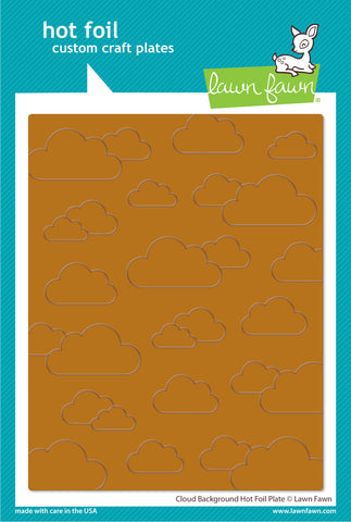 LAWN FAWN: Cloud Background | Hot Foil Plate