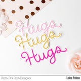 PRETTY PINK POSH: Large Hugs Shadow | Die