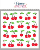 PRETTY PINK POSH:  Cherries | Layered Stencil 3PK