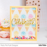PRETTY PINK POSH: Large Celebrate | Hot Foil Plate