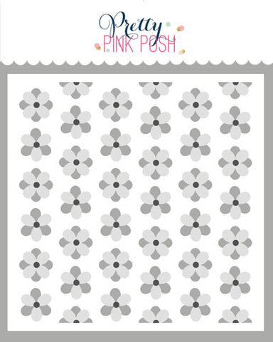 PRETTY PINK POSH:  Spring Flowers | Layered Stencil 3PK