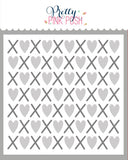 PRETTY PINK POSH:  XOXO | Layered Stencil 3PK