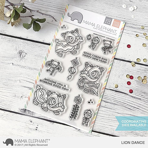 MAMA ELEPHANT: Lion Dance | Stamp