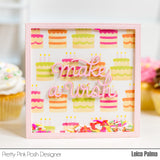 PRETTY PINK POSH:  Birthday Cakes | Layered Stencil 4PK