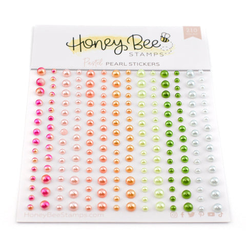 Honey Bee Stamps - Pearl Stickers - Pastel Pearls