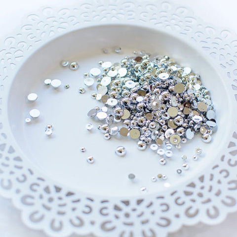 PRETTY PINK POSH:  Pearls | Metallic Silver