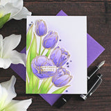 SPELLBINDERS:  Wonderful Tulips | Layered Stencils