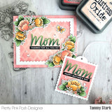 PRETTY PINK POSH:  Floral Corners | Stamp