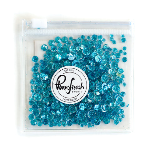PINKFRESH STUDIO:  Glitter Drops | Lagoon