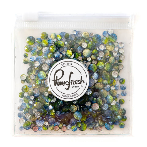 PINKFRESH STUDIO:  Ombre Glitter Drops | Enchanted Forest