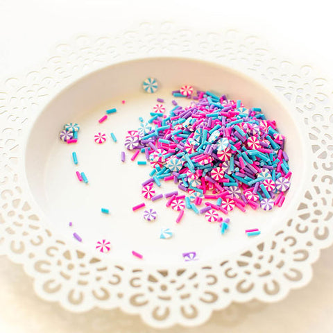 PRETTY PINK POSH:  Clay Confetti | Party Swirls