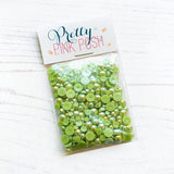 PRETTY PINK POSH:  Pearls | Pistachio
