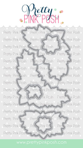 PRETTY PINK POSH: Poinsettia Corners | Die Set (S)
