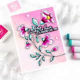 PINKFRESH STUDIO: Folk Floral Stem | Stamp
