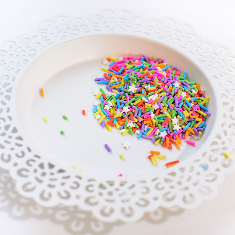PRETTY PINK POSH:  Clay Confetti | Rainbow Sprinkles