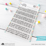 MAMA ELEPHANT: Easy Xmas Greetings | Stamp