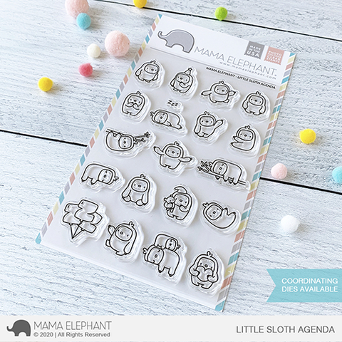 MAMA ELEPHANT: Little Sloth Agenda | Stamp