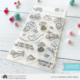 MAMA ELEPHANT: Little Agenda Airplane | Stamp