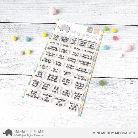 MAMA ELEPHANT: Mini Merry Messages