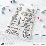 MAMA ELEPHANT: Mixed Birthday Wishes | Stamp
