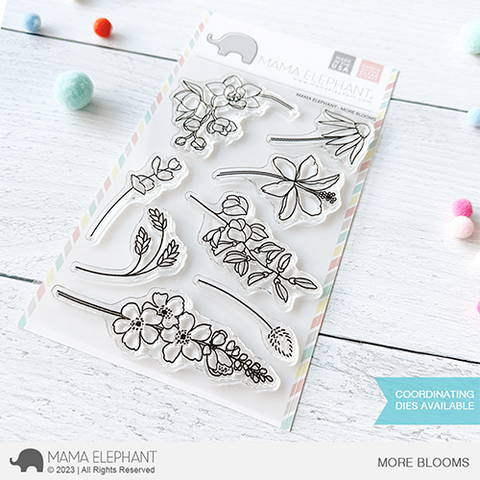 MAMA ELEPHANT: More Blooms | Stamp