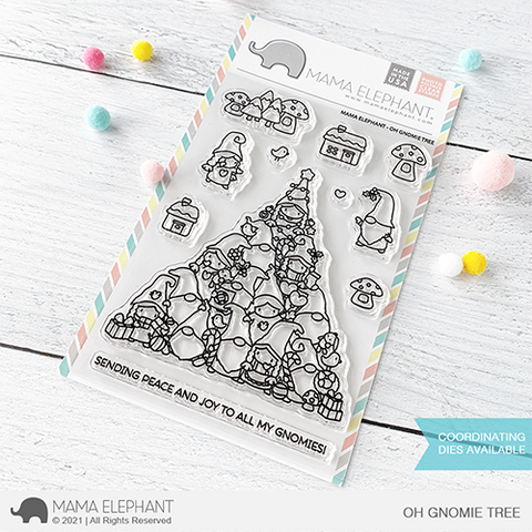 MAMA ELEPHANT: Oh Gnomie Tree | Stamp