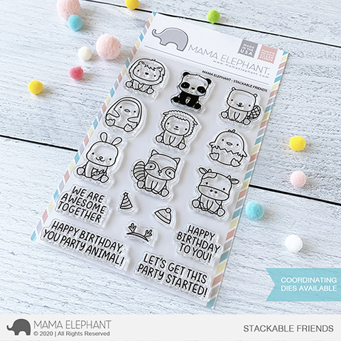 MAMA ELEPHANT: Stackable Friends | Stamp