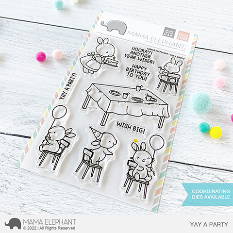 MAMA ELEPHANT: Yay A Party | Stamp
