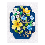 SPELLBINDERS:  Four Petal Thank You Floral | Die