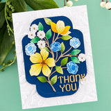 SPELLBINDERS:  Four Petal Thank You Floral | Die