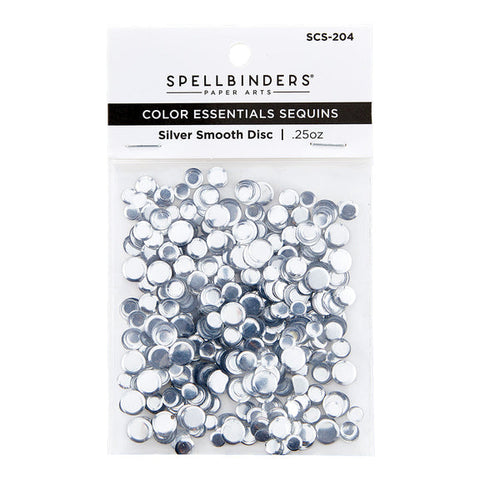 SPELLBINDERS:  Silver Smooth Discs | Confetti