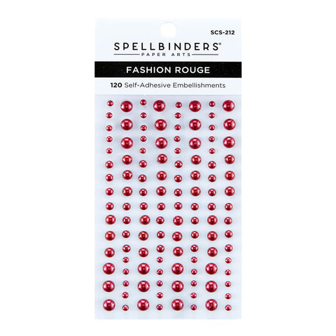 SPELLBINDERS:  Fashion Rouge | Pearl Dots