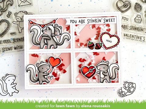 Lawn Fawn - STINKIN' CUTE - Stamps set