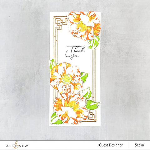 Queen Anemone Flower - Stamp and Die Set